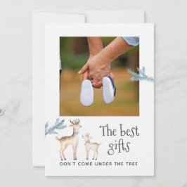 Pastel Watercolor Weihnachtsjause erwartet Ankündigung