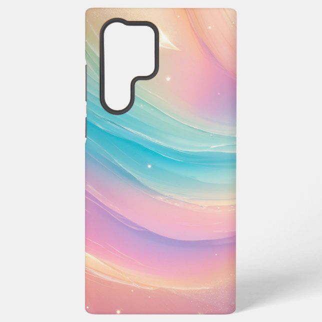 Pastel Wave - Dreamy Gradient Phone Case Samsung Galaxy Hülle (Rückseite)