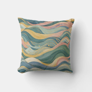 Pastel Waves Kissen