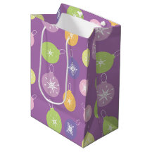 Pastel Weihnachtsschmuck Snowflakes Violett