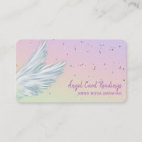 *~* Pastel Weißer Engel Flügel Starry Regenbogen