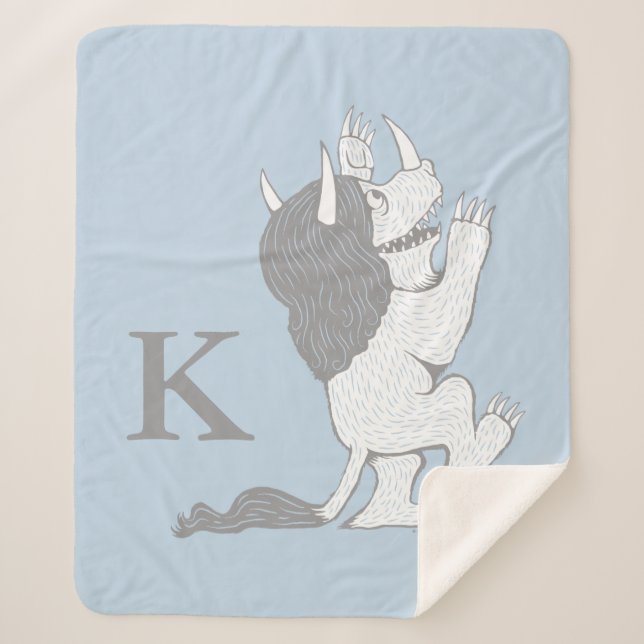 Pastel Wild Thing | Anfänglich hinzufügen Sherpadecke (Vorderseite)