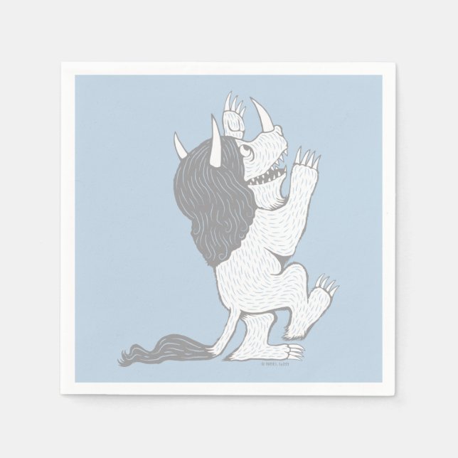 Pastel Wild Thing Serviette (Vorderseite)