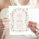 Pastel Wildblume Garden Messe Hochzeit Einladung<br><div class="desc">Diese exklusive Hochzeitseinladung ist das Tor zu einem Zauber, der mit zarten pastellfarbenen Wildblumen geschmückt ist, die in Rosa, Blau, Lavendel, Gelb und Blau tanzen. Das Design erfasst das Wesen eines whimsical Märchen und lädt Sie ein, an einer Feier teilzunehmen, die genauso magisch ist wie die Liebe, die es ehrt....</div>