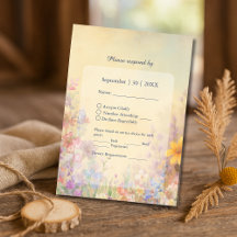 Pastel Wildblume Meadow Barn Wedding