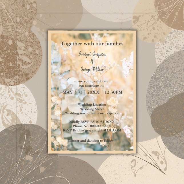 Pastel Wildblume Meadow Wedding (Von Creator hochgeladen)