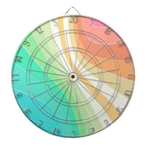Pastel Wirbel Dartscheibe