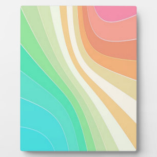 Pastel Wirbel Fotoplatte