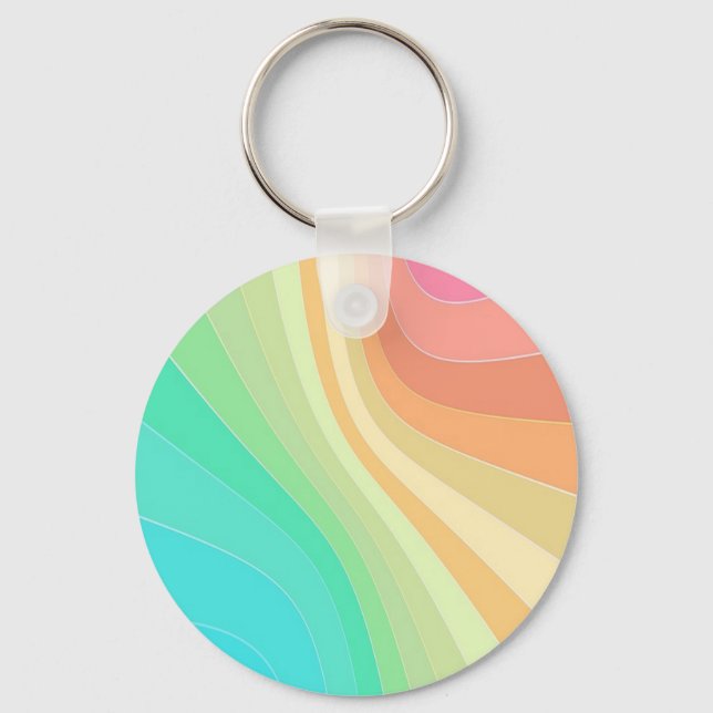 Pastel Wirbel Schlüsselanhänger (Vorderseite)