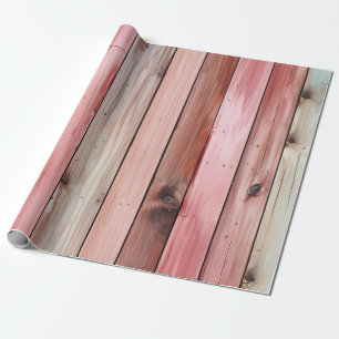 Pastel Wood Floor Geschenkpapier