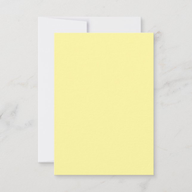 Pastel Yellow Summer Party Einladung (Vorderseite)
