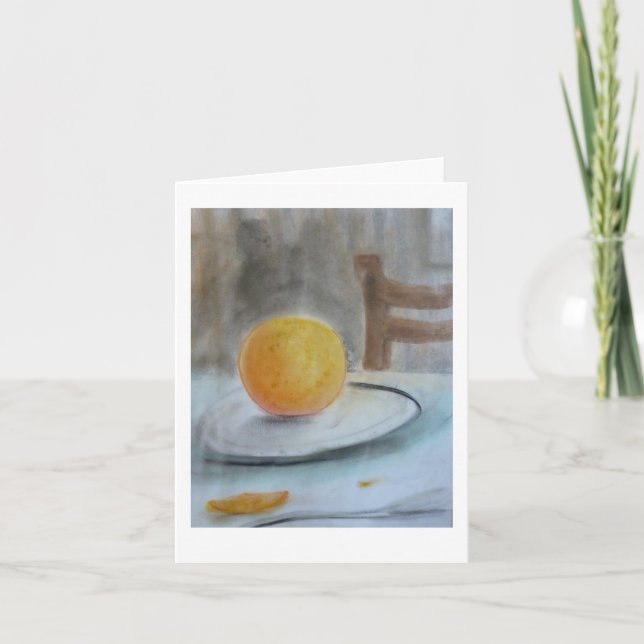 Pastel zeichnend Grußkarte von Brad Hines Karte (Vorderseite)