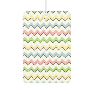 Pastel Zickzack Drop Shadow von Shirley Taylor Autolufterfrischer
