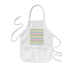 Pastel Zickzack Drop Shadow von Shirley Taylor Kinderschürze