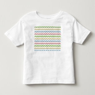 Pastel Zickzack Drop Shadow von Shirley Taylor Kleinkind T-shirt