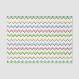 Pastel Zickzack Drop Shadow von Shirley Taylor Seidenpapier