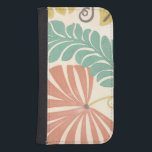 Pastelblumenreben und Blätter auf Cremeuntergrund Phone Geldbeutel<br><div class="desc">Blumenweine und Blätter in Pastellfarben sind die Themen dieses Stückes von Erica J. Vess. Die Pastellmischung auf dem cremefarbenen Hintergrund sorgt dafür,  dass sich das Gemälde ohne überwältigende Sinneseindrücke auszeichnet. Legen Sie diesen tropischen Druck noch heute auf Ihre Zuhause!</div>