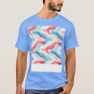 Pastelbrecher Moderne Abstrakte Waves entfesselt 1 T-Shirt
