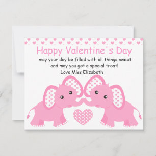 Pastelephants in Pink! Feiertagskarte
