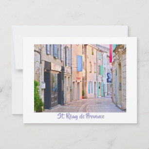 PASTELFARBENE BLDGS/PROVENCE POSTKARTE