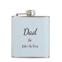 Pastelflasche am Minimalistischen Vater | Namen de