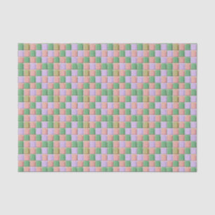 Pastelglas-Effekt Mini-Bad oder Wellness-Center-Fl Seidenpapier