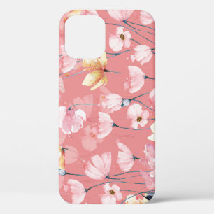 Pastelkuchen: Aquarellblüten nahtlos. Case-Mate iPhone Hülle