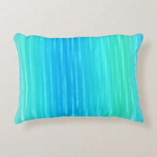 Pastell Abstrakt Art Aquamarin Türkis Blau Grün Zierkissen