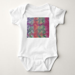 Pastell Abstrakt Art Baby Strampler