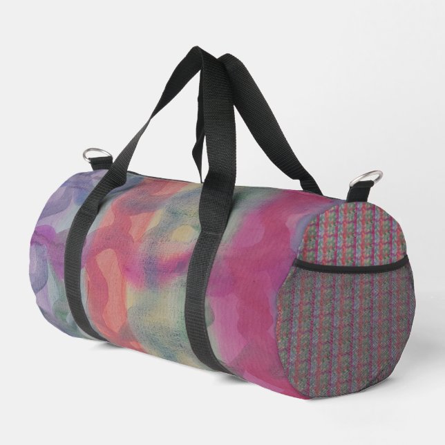 Pastell Abstrakt Art Duffle Bag (Rechte Ecke)
