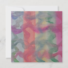 Pastell Abstrakt Art Flat Card