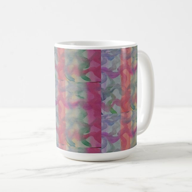 Pastell Abstrakt Art Kaffeetasse (VorderseiteRechts)