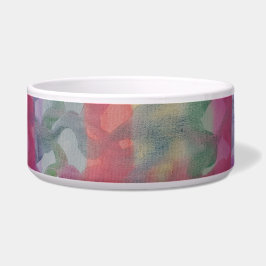 Pastell Abstrakt Art Keramik Pet Bowl Napf