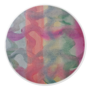 Pastell Abstrakt Art Keramikknauf