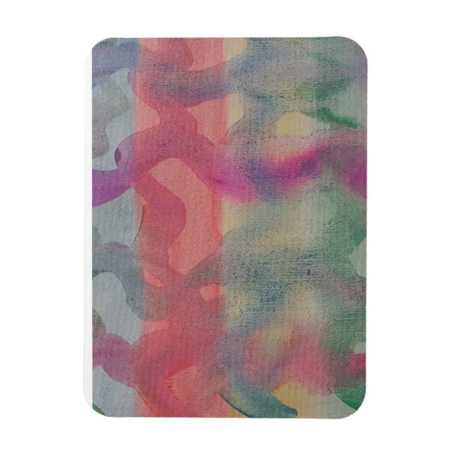 Pastell Abstrakt Art Magnet (Vertikal)