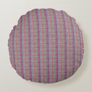Pastell Abstrakt Art Rundes Kissen