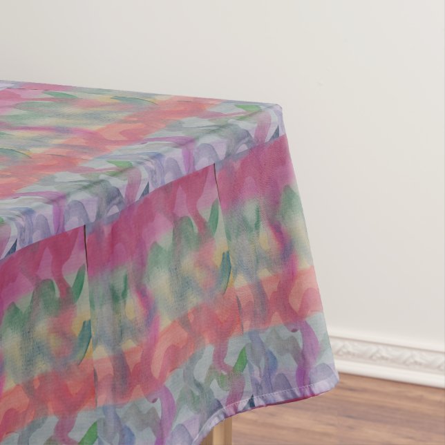 Pastell Abstrakt Art Tischdecke (Beispiel)