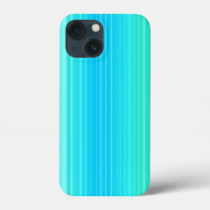 Pastell Abstrakt Türkis Blaue Streifen Case-Mate iPhone Hülle