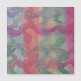 Pastell Abstrakte Art Magnetkarte