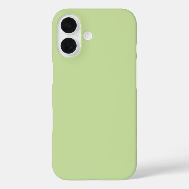 Pastell Apfelgrün einfarbig  Case-Mate iPhone Hülle (Rückseite)