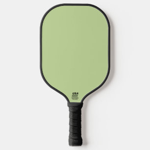 Pastell Apfelgrün einfarbig Pickleball Schläger