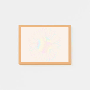 Pastell-Aquarell-Sonnenblumen-Design Post-it Klebezettel