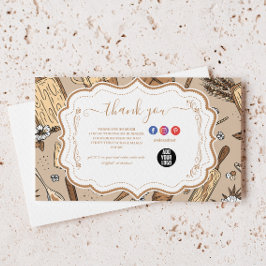 Pastell-Bäckerei-Branding Dankeskarte