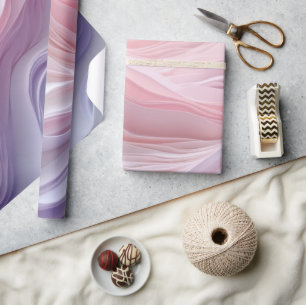 Pastell beruhigendes Wellenmuster Geschenkpapier