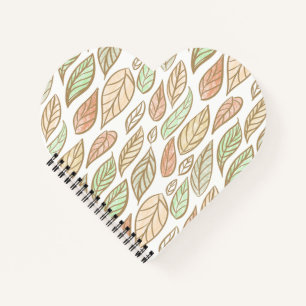 Pastell-Blatt-Drift Notizbuch