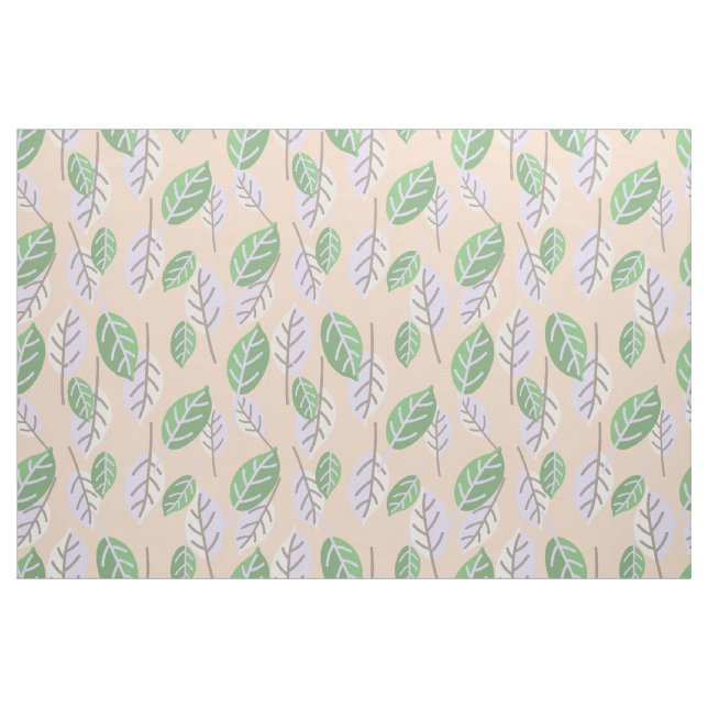 Pastell-Blätter Stoff (Yard (91,4 cm))