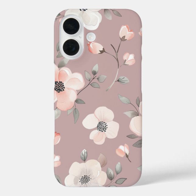 Pastell-Blume Case-Mate iPhone Hülle (Rückseite)