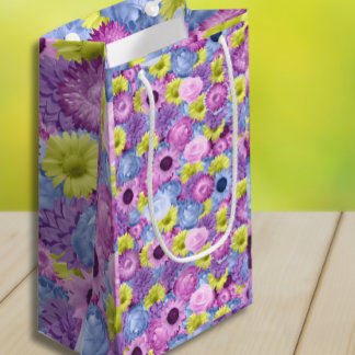 Pastell Blume Geschenktasche Kleine Geschenktüte