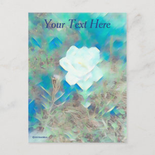 Pastell-Blume Postkarte