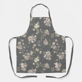 Pastell-Blumen-Allover-Print-Schürze Schürze